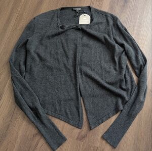 Express Charcoal Grey Cardigan NWT